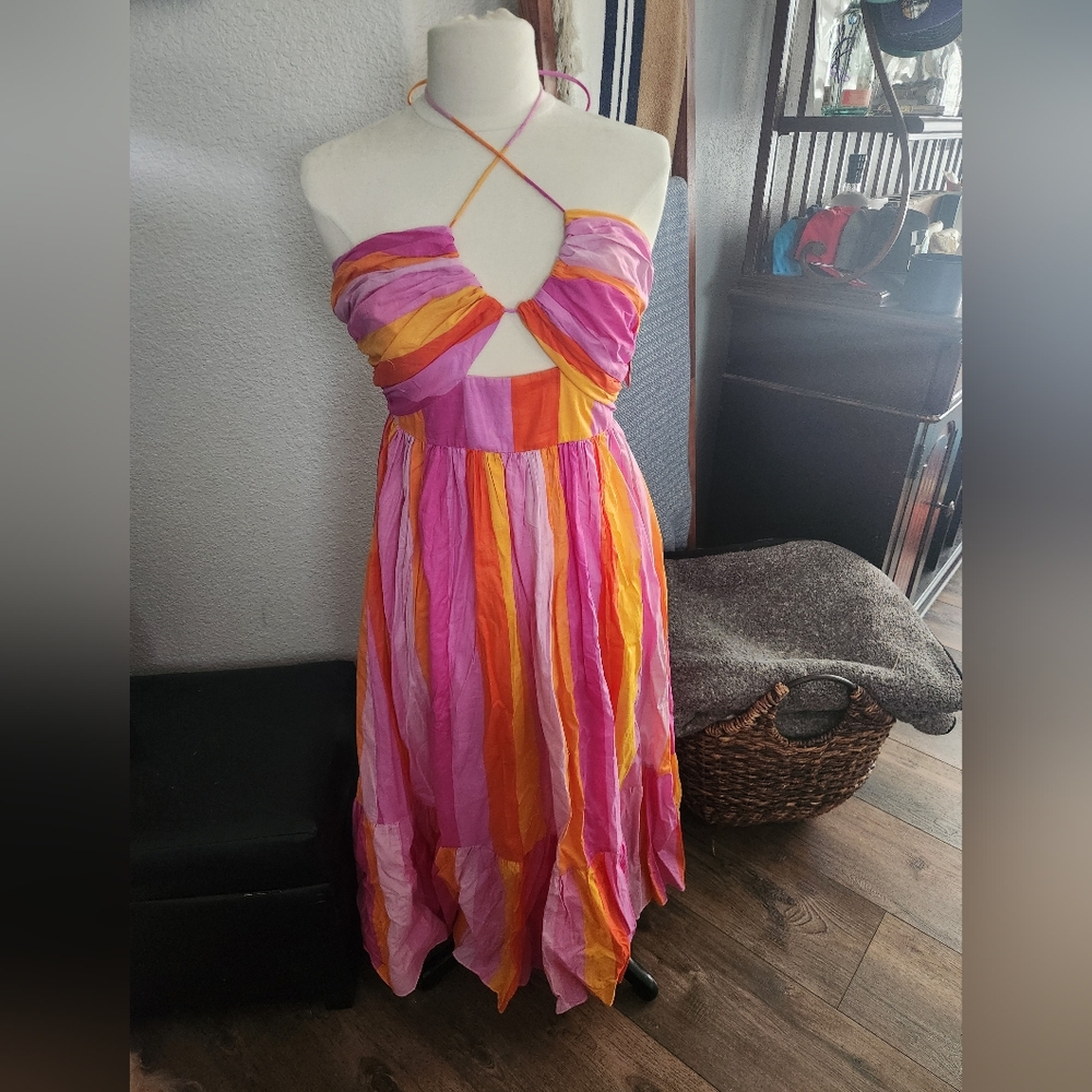 Gerty Halter Midi Dress